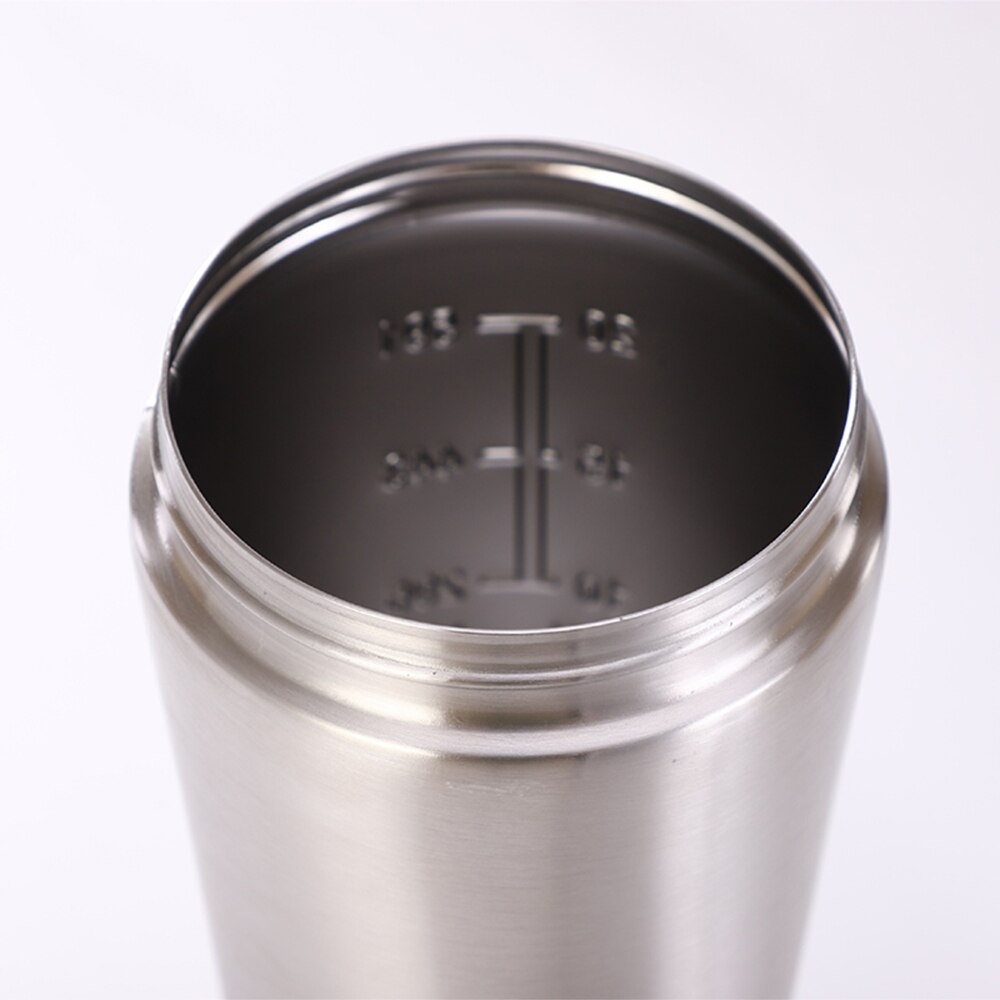 Waterflessen afneembare wei-eiwit poeder sport shaker fles voor roestvrij staal cup vacum mixer outdoor drinkware