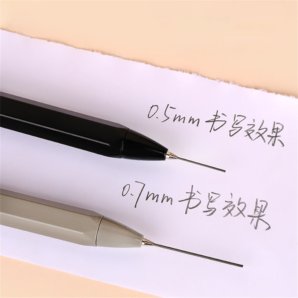 0.5/0.7mm Mechanical Pencil Automatic Pencils Press Pen Set with Lead Pencils School Office Writing Supplies Stationery