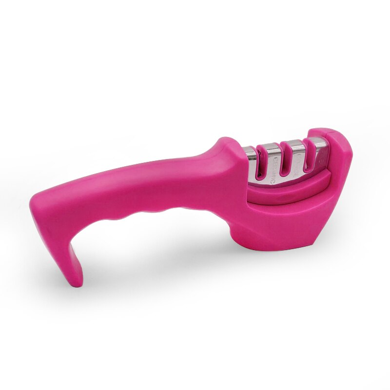 knife sharpener Knife Sharpener Sharpening ToolSharpens Kitchen Chef Knives Knives Sharpener knife sharpner: Pink