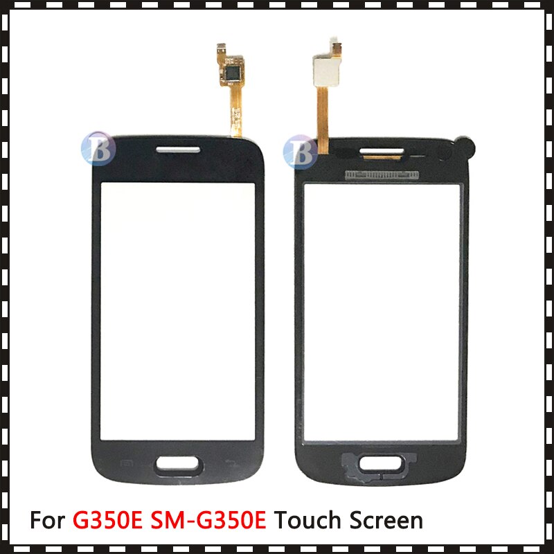 4.3 &quot;Voor Samsung Galaxy Duos Star Advance G350E SM-G350E Touch Screen Digitizer Sensor Outer Glas Lens Panel Zwart Wit