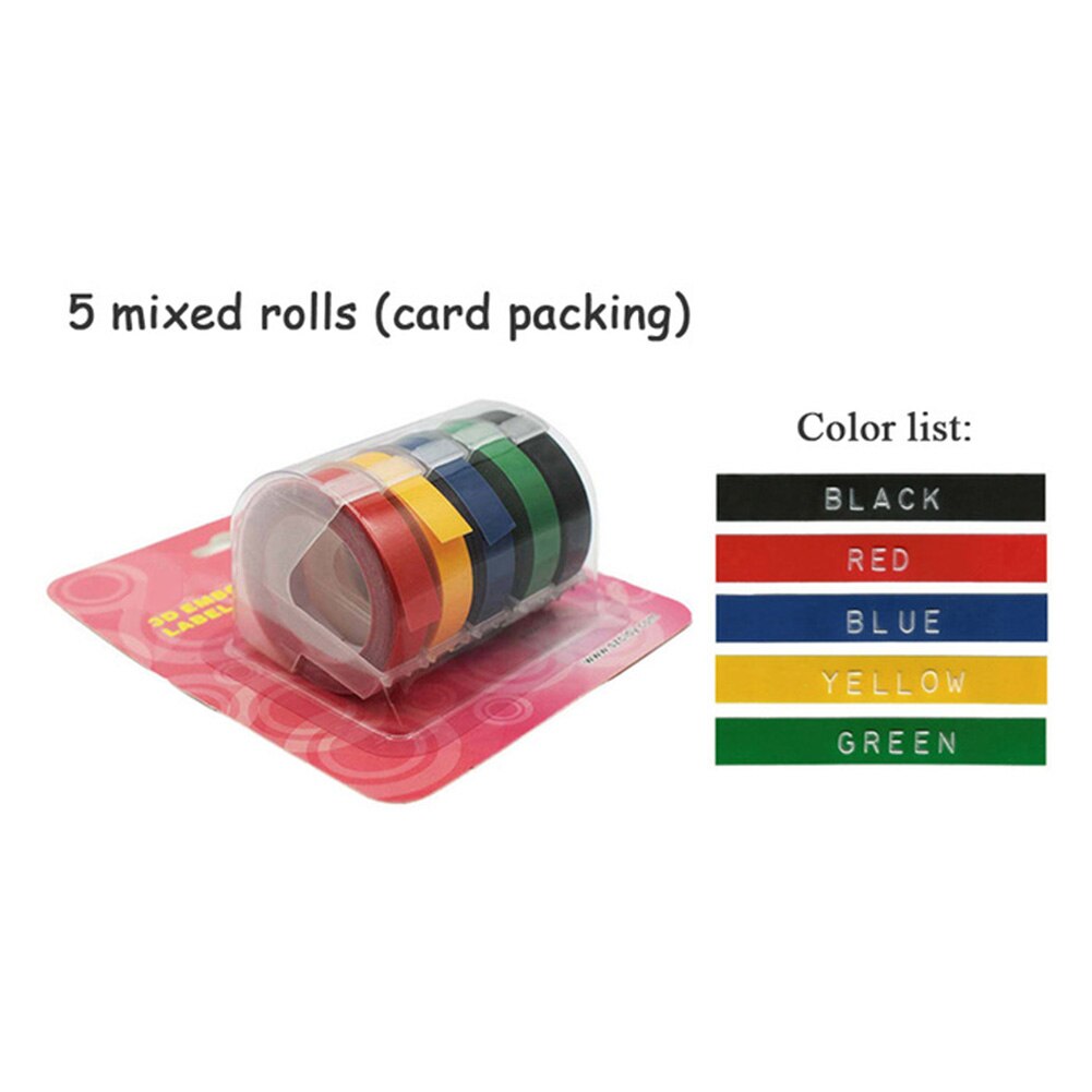 Mini impresora Manual, máquina de grabado en relieve, máquina de código de barras, máquina de etiquetado portátil con cinta de etiquetas decorativa: 1