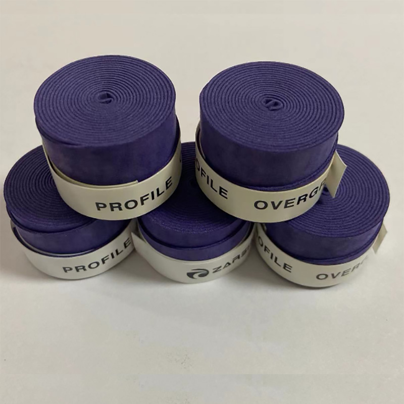 5PCS ZARSIA Tennis Racket Overgrip Dry Feel Badminton Tennis Racket Sweatband: PURPLE