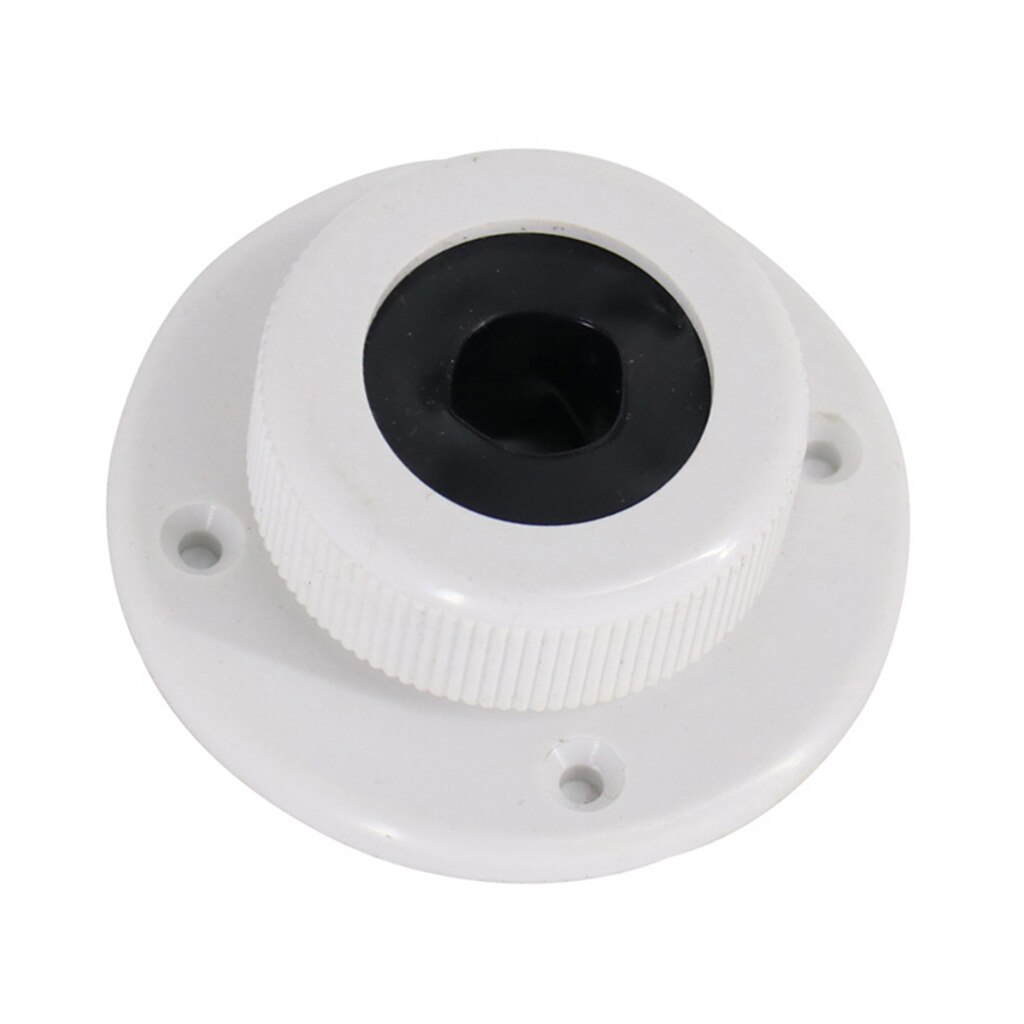ABS Plastic Cable Outlet Marine Boat Cable Pass Thru Outlet with Rubber Gasket