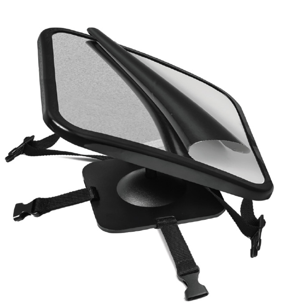Kids Rotation Rear View Car Large 360 Degree Facing Infant Care Interior Baby Mirror Shatterproof Adjustable Angle Back Seat