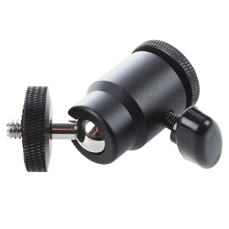 Metal ball head with foot (Mutter 1/4 inches)