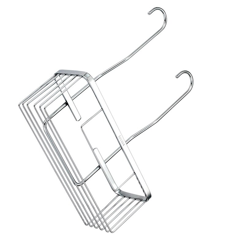 ! Stainless Steel Shower Organizer Rack Toiletries Display Holder Bathroom Toilet Kitchen Hanging Shelves Storage Baske