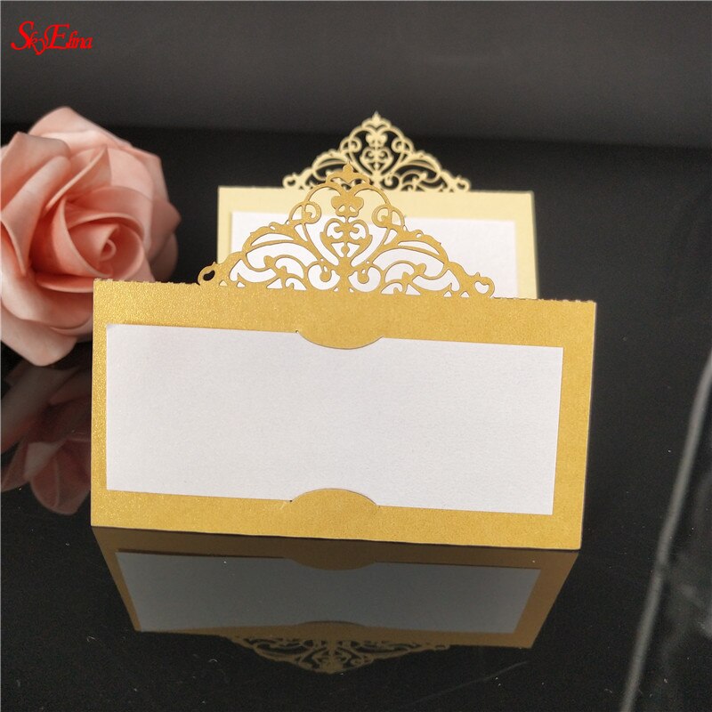 100pcs DIY Seat card Party table decoration Place Cards Party Table Name Card Guest Place Cards Wedding Decor party Supplies 8Z