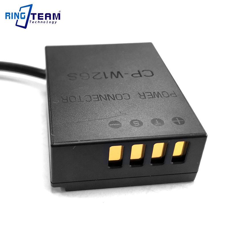 W126S CP-W126 DC Coupler Connector Coiled Cable DC5521 for Fujifim Camera X-T3 T2 T1 A1 A2 A3 E1 E2 Pro1 Pro2 T10 HS33 HS35 HS50
