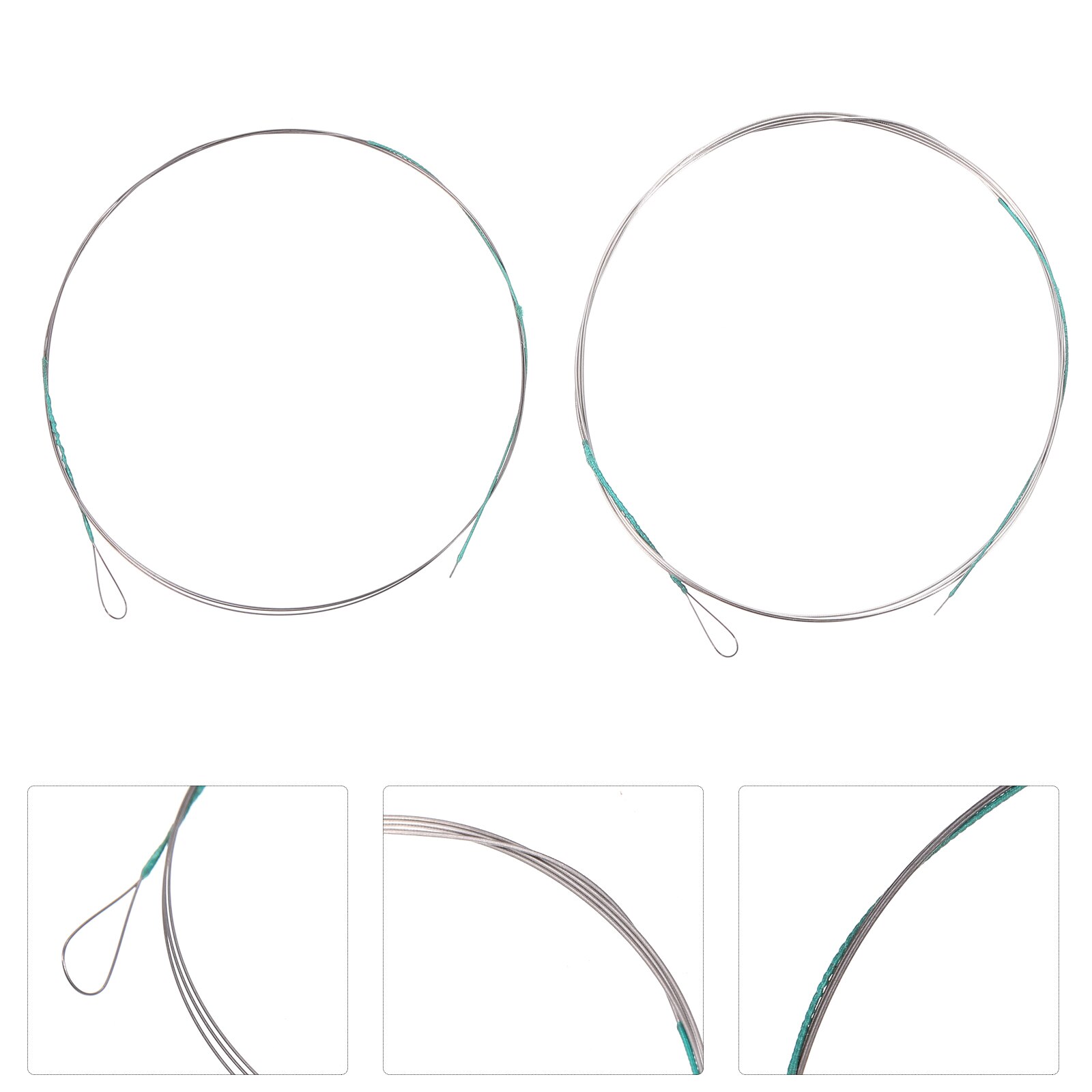 3 Paires Cordes Acier Erhu GREENADSCAPE - Kit Remplacement Accessoires Instrument à Cordes