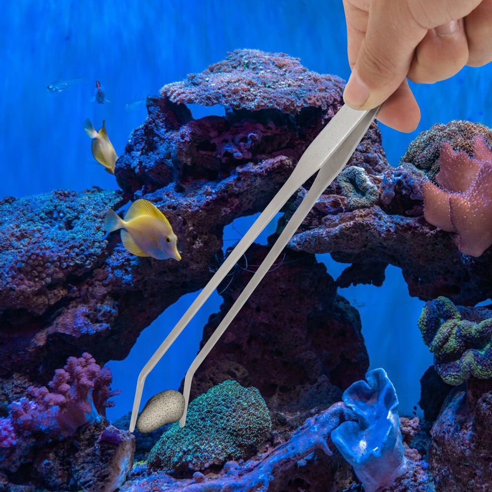 Aquarium Plants Tools Aquascaping Tweezers Scissor Spatula Tool Stainless Steel Aquarium Tank Aquascaping Tools Set for Fish