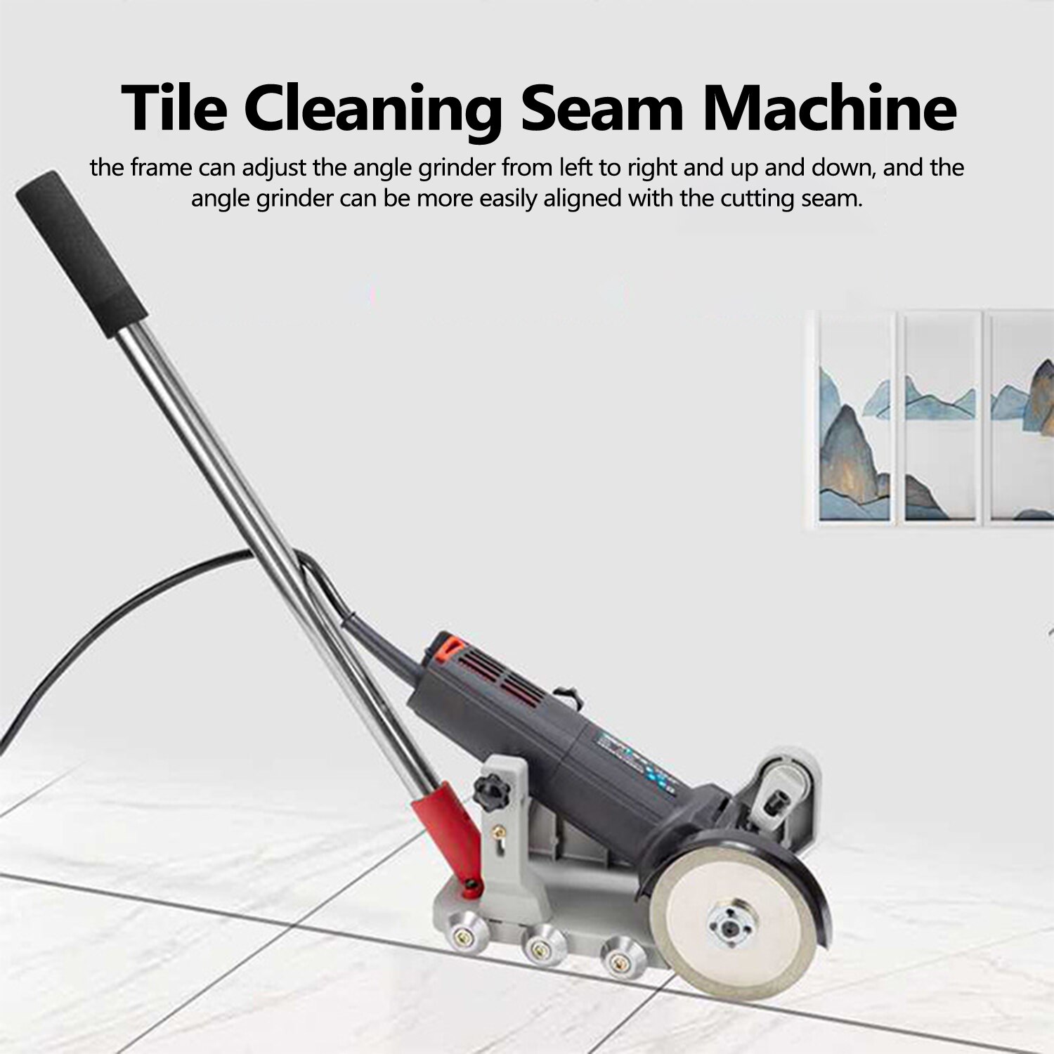 Tile Cleaning Seam Machine Modified Bracket Floor Tile Ceramic Tile Gap Cleaning Machine Rack Frame