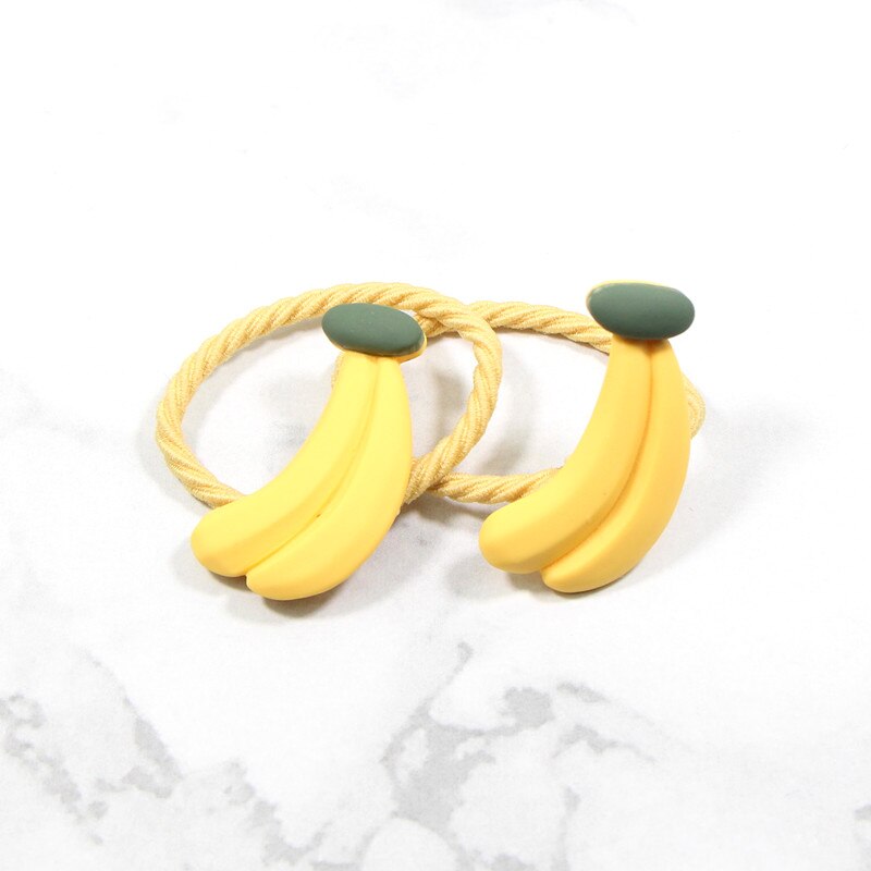 2/10 stuks/set kinderen cartoon beer bloem elastische haarbanden meisjes schattige rubberen banden scrunche kinderen haaraccessoires hoofdtooi: Abol 17