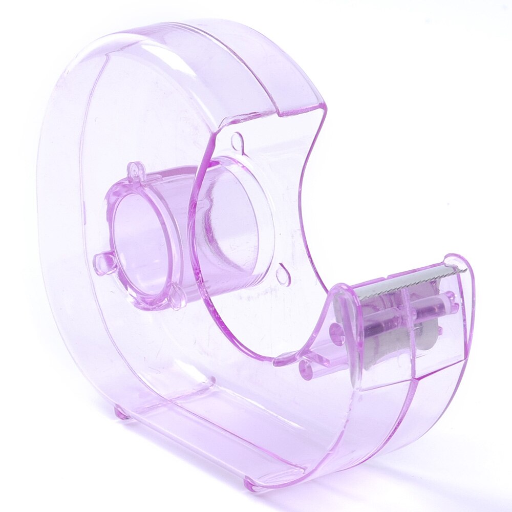 1 St Afdichting Verpakking Parcel Plastic Breedte Tape Cutter Dispenser Willekeurige Kleur FIJNE