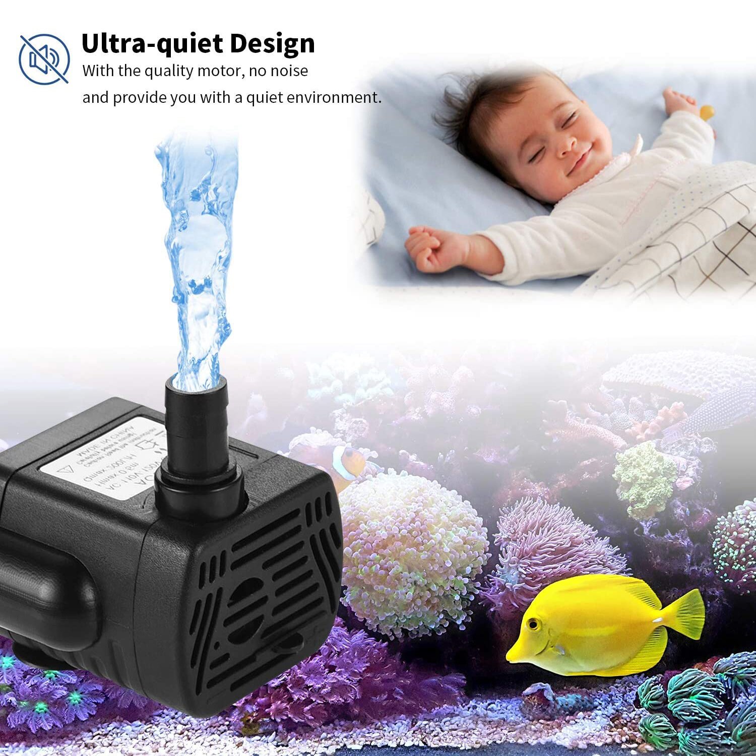 3W Dc Usb Mini Dompelpomp Ultrastille Outdoor Kleine Fontein Pomp Voor Kleine Vijver Aquaria Fish Tank hydrocultuur Dc