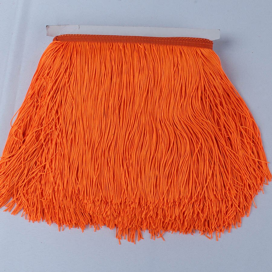 10 Yards/lot Lace Fringe Tassel Polyester Lace Trim Lint DIY Gordijn Latin Jurk Podium Kledingstuk 15 cm/ 20 cm/30 cm Breed: L / Goud