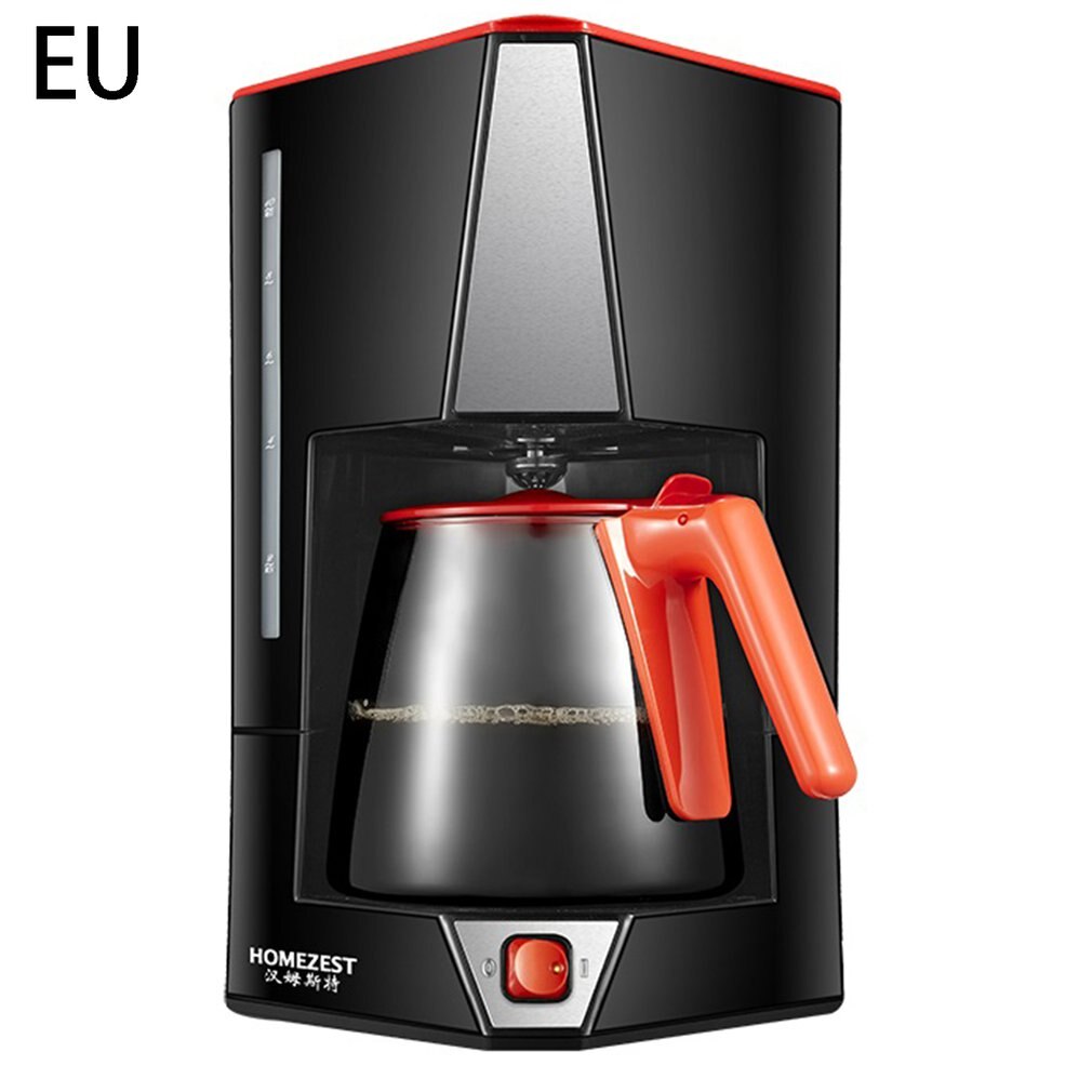 1.5L Portable Coffee Maker Tea Room Fully Automatic Drip Coffee Machine Household American Coffee Machine