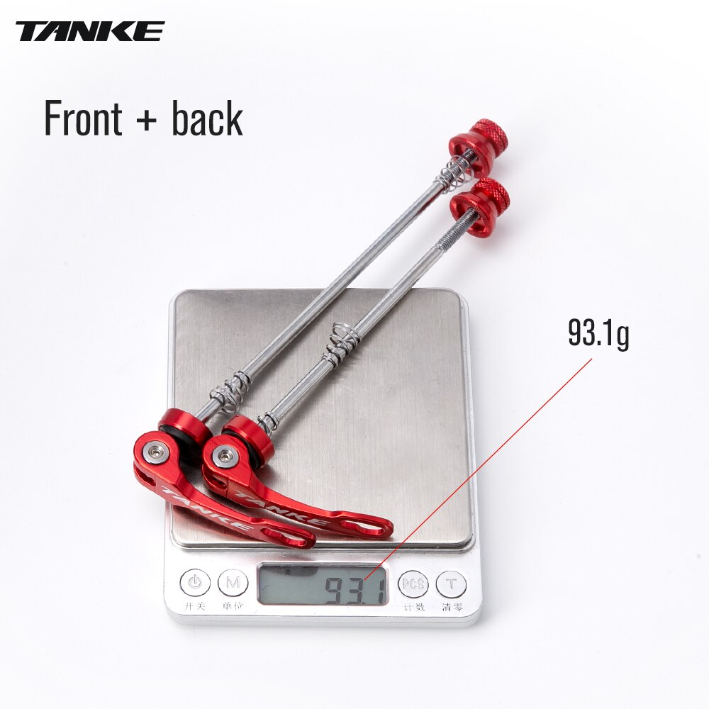 TANKE-brochetas de buje de perno de liberación rápida para bicicleta, eje de palanca, piezas de repuesto para bicicleta de montaña y carretera, delanteras, traseras de 100mm y 135mm