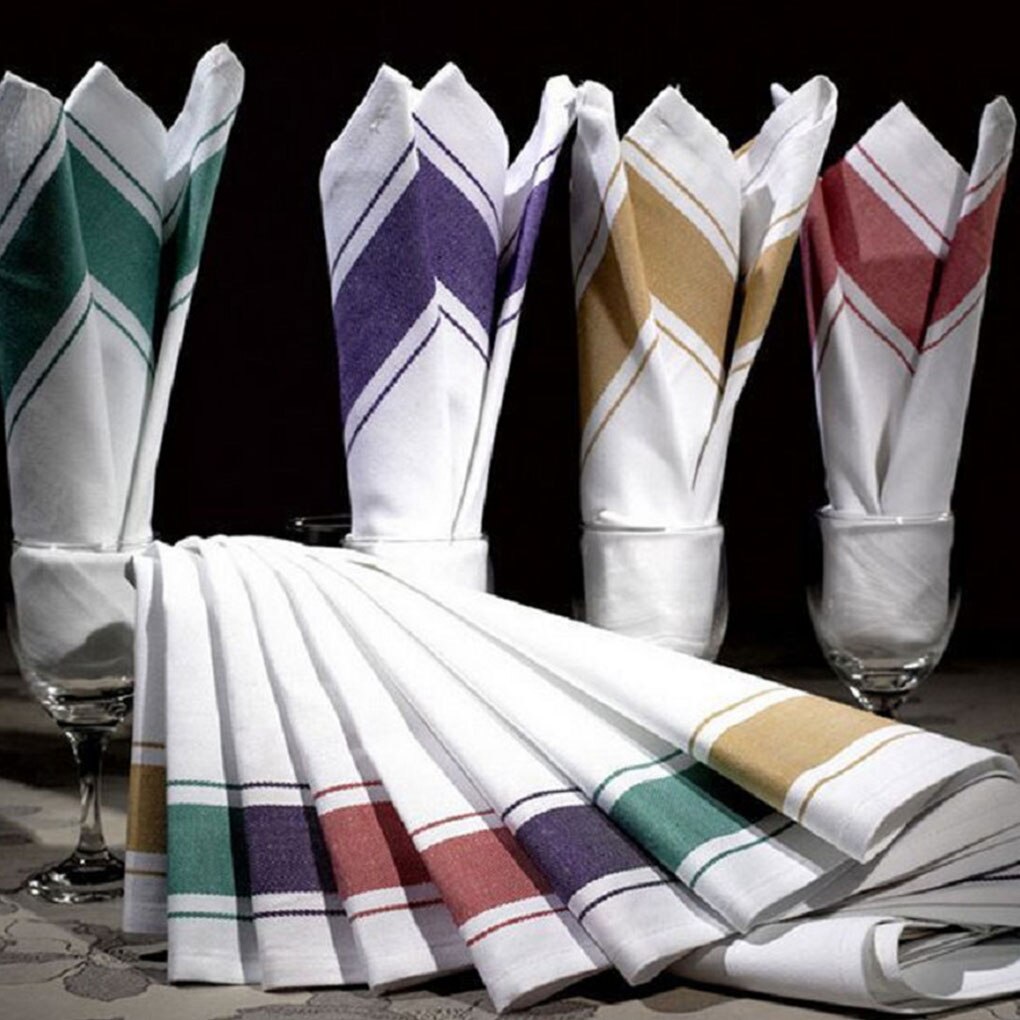 Kitchen Towels Cotton Dishcloth Dish Cloth Cotton Quick Drying Towel Glass Polishing Cloth Kitchen Absorbent Tea Towel