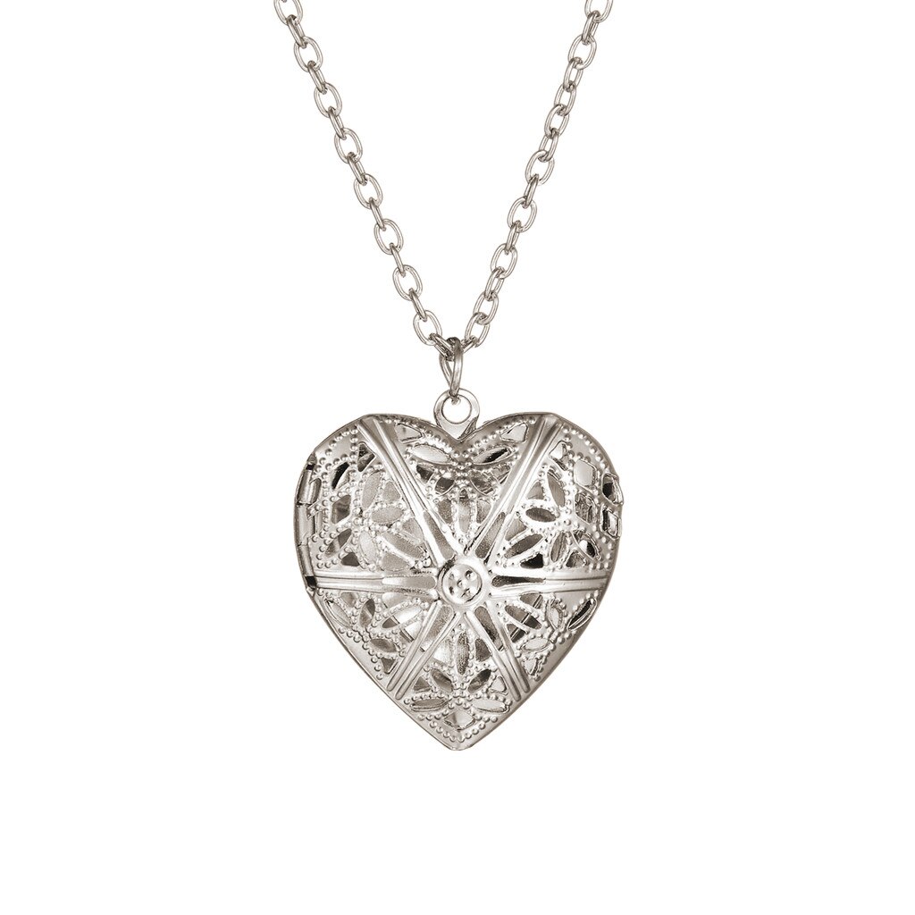 Valentine Lover Dier Fotolijsten Kan Open Medaillon Kettingen Hart Hanger Ketting Sieraden Voor Vrouwen Vriendin C502: B