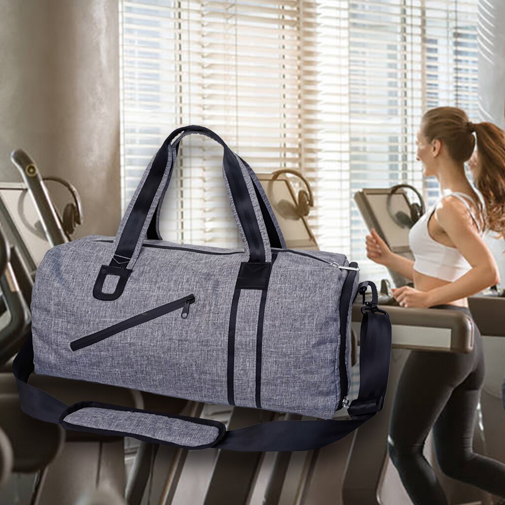 Large Capacity Sports Gym Bag & Shoulder Strap Travel Duffel Totes Bag