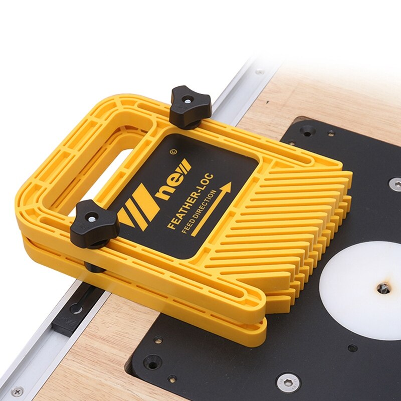 Multi-Purpose Feather Loc Board Set Woodworking Engraving Machine Double Featherboards Miter Gauge Slot