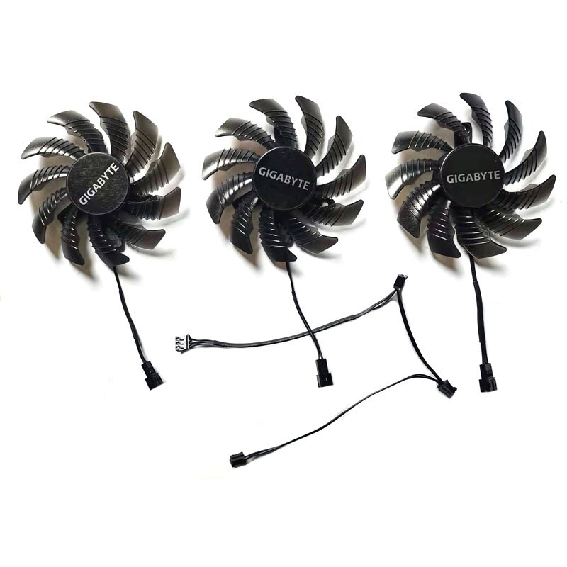 Ventilador de refrigeración de 3 pines, 75MM, PLD08010S12H, para Gigabyte GTX 970, Windforce G1, R9-280X, GV-R928XWF3-3GD, tarjetas gráficas