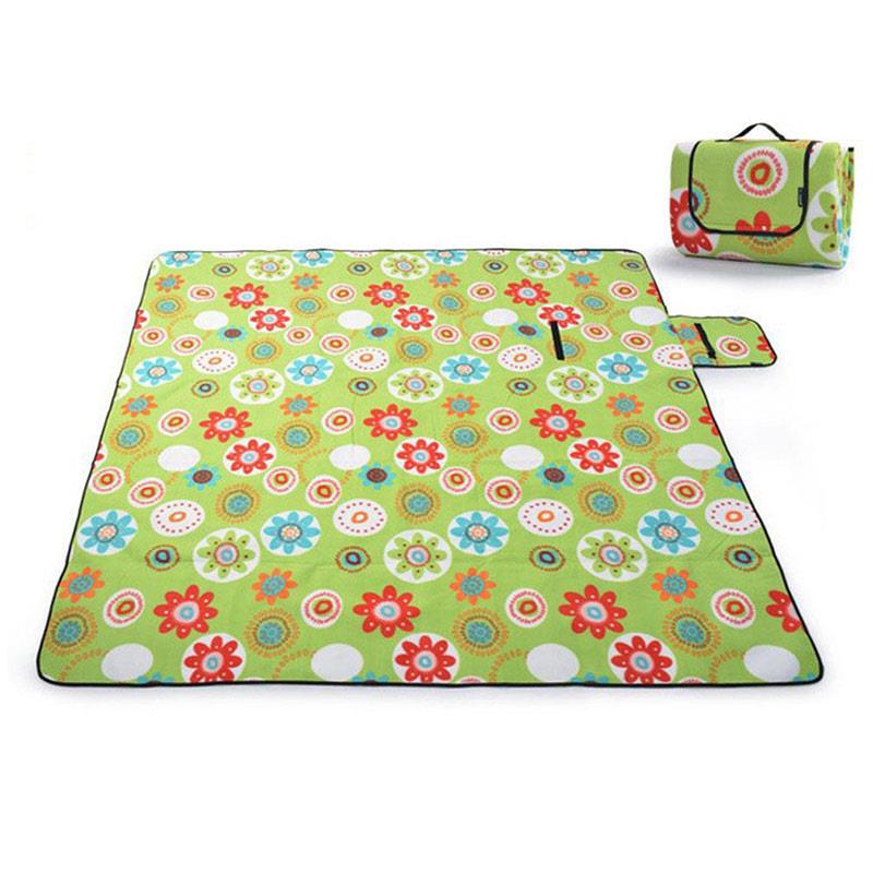 Alfombra para pícnic plegable, a prueba de agua, de 200x200CM, para exterior, Camping, playa, manta a prueba de humedad, alfombra portátil para acampar, senderismo y playa: C