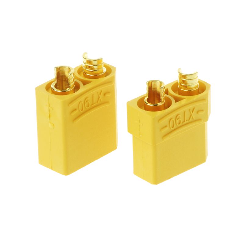 20Pcs /10 Pairs Female Male XT90 Banana Bullet Connector Plug For RC LiPo Battery Gold Plated Banana Plug