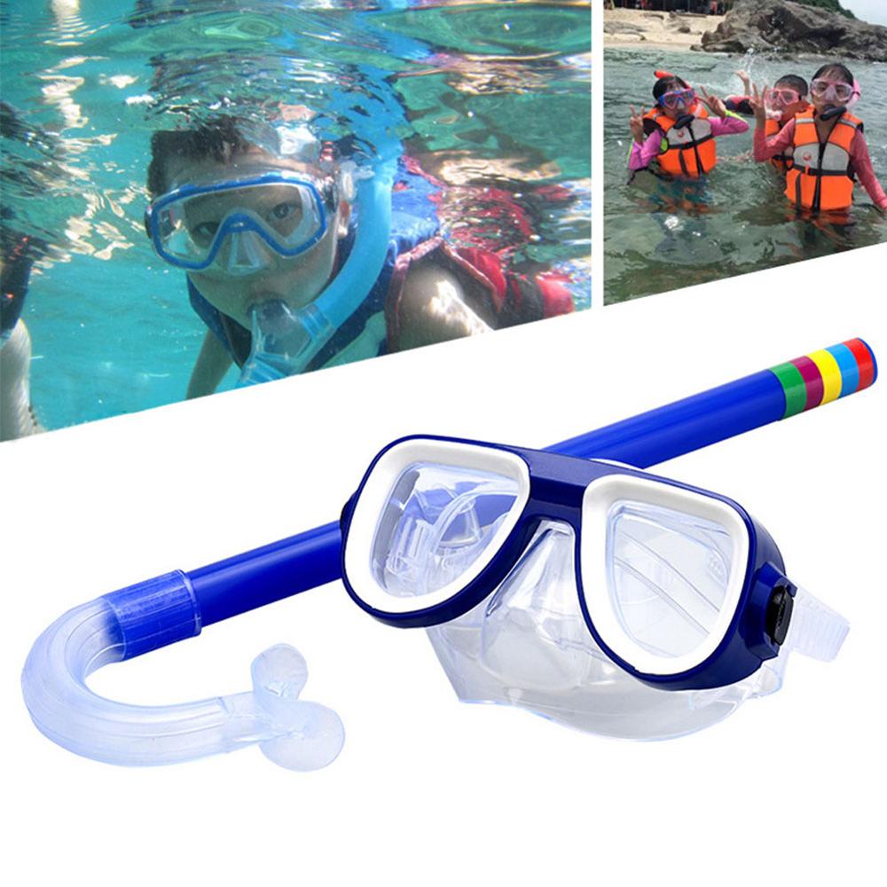 Snorkelen Kinderen Duikbril + Zuigbuis Set Nieuw Materiaal Pvc Niet-toxische Milieubescherming Materiaal Duiken Set Ch
