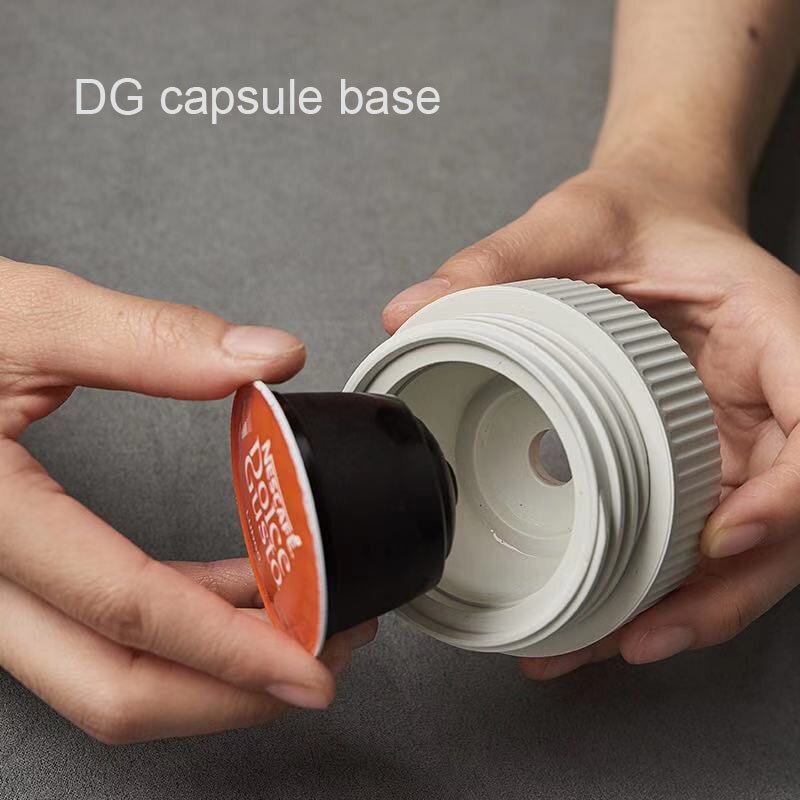 coffee powder cup capsule base: Silver