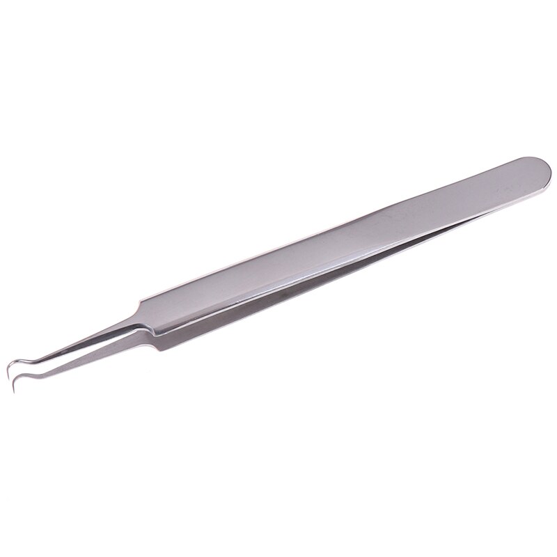 3 Stks/set Precisie Pincet Rvs Gebogen Fijne Tip Pincet Tang 11.5Cm