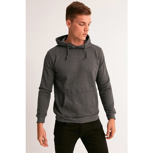 FullaModa Hooded Sweatshirt. Colors: gray, dark gray, cochineal, the yellow, black