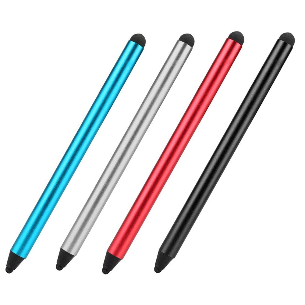Dual tips kapacitiv stylus pen touch screen tegnepen til iphone mobiltelefon til samsung smartphone tablet pc