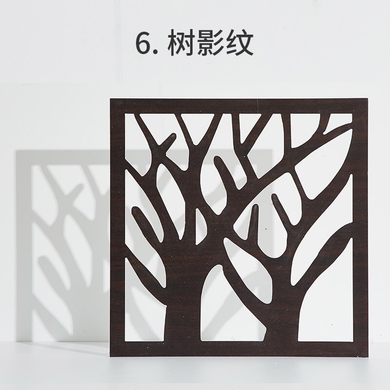 Videostudio houten vlag paneel reflector diffuser fotografie schieten licht en schaduw artefact retro schieten achtergrondbord: 3030cm / Koffie