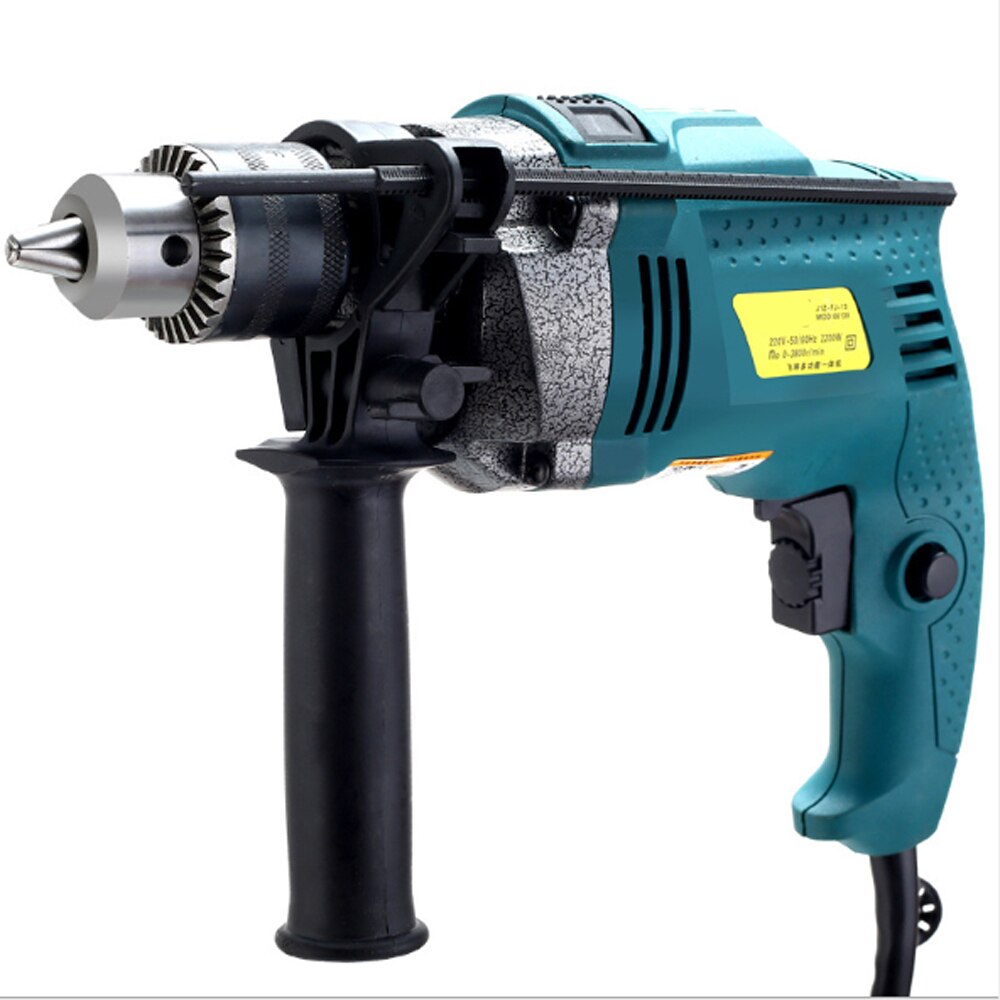 Electric Impact Drill 3800RPM Screwdriver Hammer For Home DIY Or Renovation Team 220V 1980W Adjustable Speed