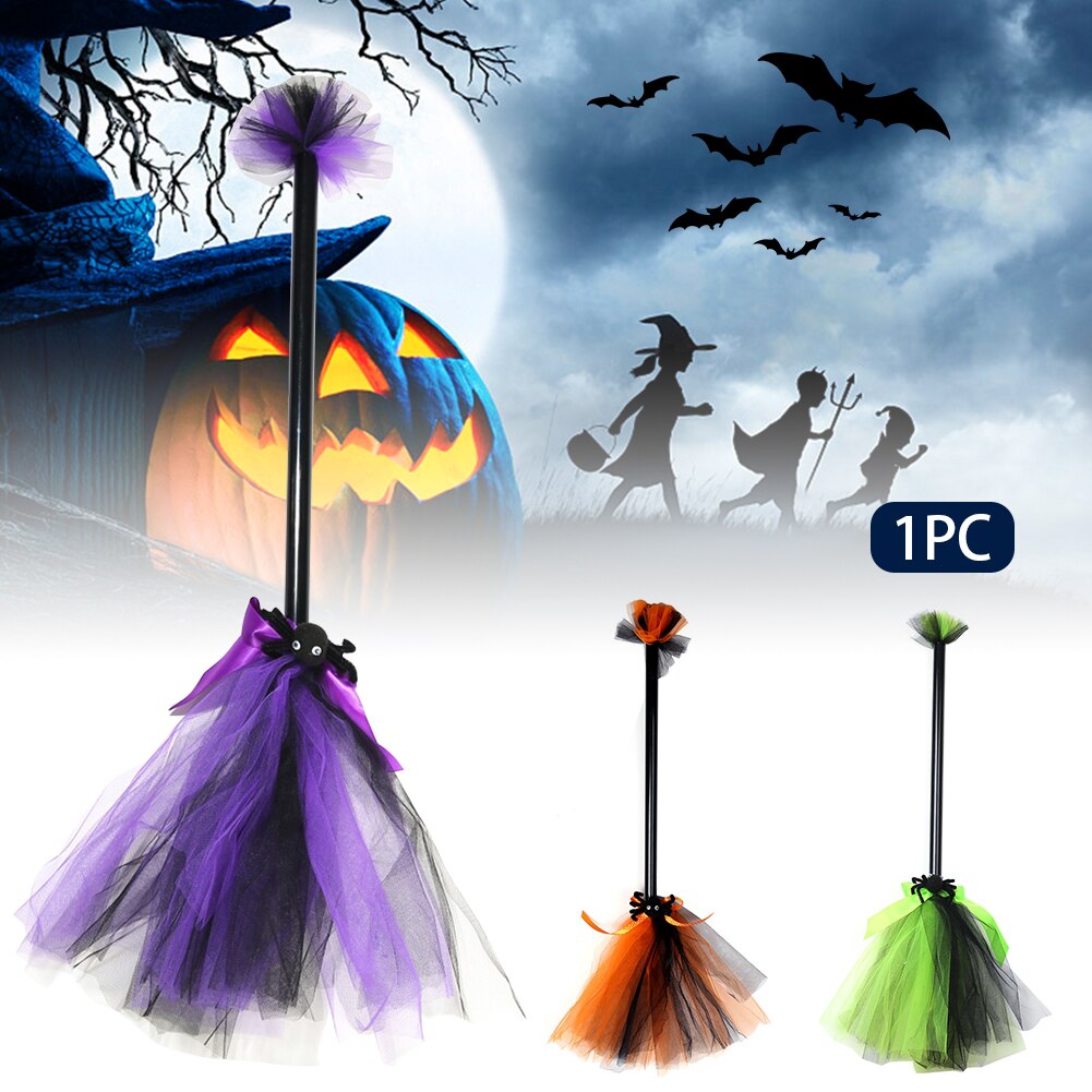 Miracle sorcière balai léger mignon scène accessoires fantaisie enfants adultes accessoire de déguisement assistant habiller Halloween fête mascarade