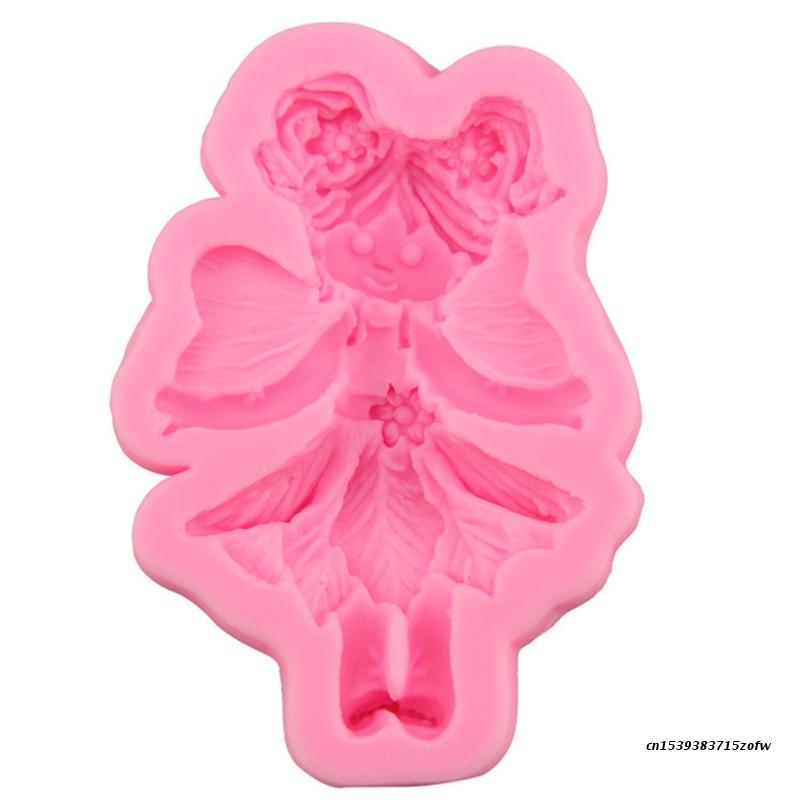 GXMA Handmade DIY Fairy Tale Wooden Door Wooden House Girl Snail Stone Wall Castle Modeling Fondant Silicone Mold Clay Gadget: 2