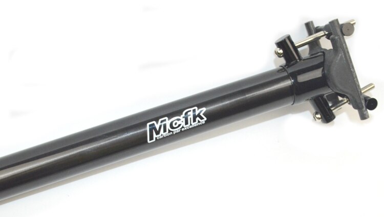 MCFK ud-poste de asiento de bicicleta de carretera, fibra de carbono 3K, piezas para tija de sillín de bicicleta de montaña, 31,6 27,2x350mm,