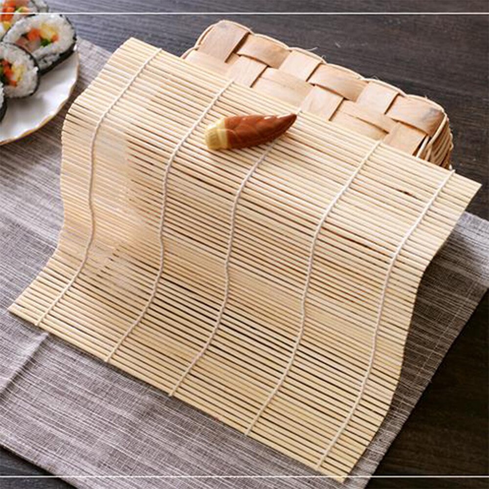 Bamboo Sushi Rolling Bamboo Sushi Mat Japan Rice Roller Hand Maker Kitchen Onigiri Rice Roller Japanese Sushi Roller