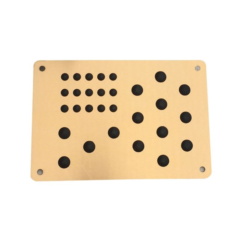Alfombrilla Universal de aluminio para coche, parche, placa de talón de deslizamiento, Pedal de reposapiés, novedad de: E
