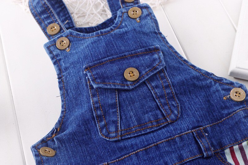 NYSRFZ lässig frühling herbst Baby jungen mädchen baumwolle Denim jungen Overall Baby Baby lätzchen Jeans hosen