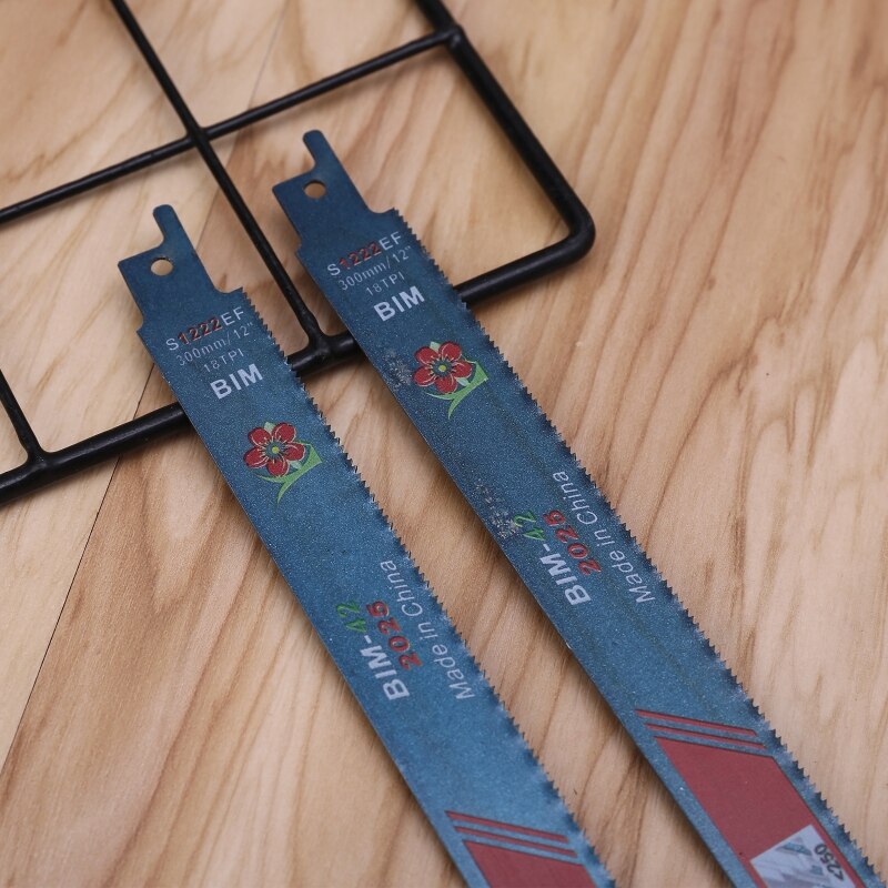 zoppo per sega alternativa BIM 2pz 300mm 18TPI per il taglio di fogli di alluminio in metallo Dropshipping