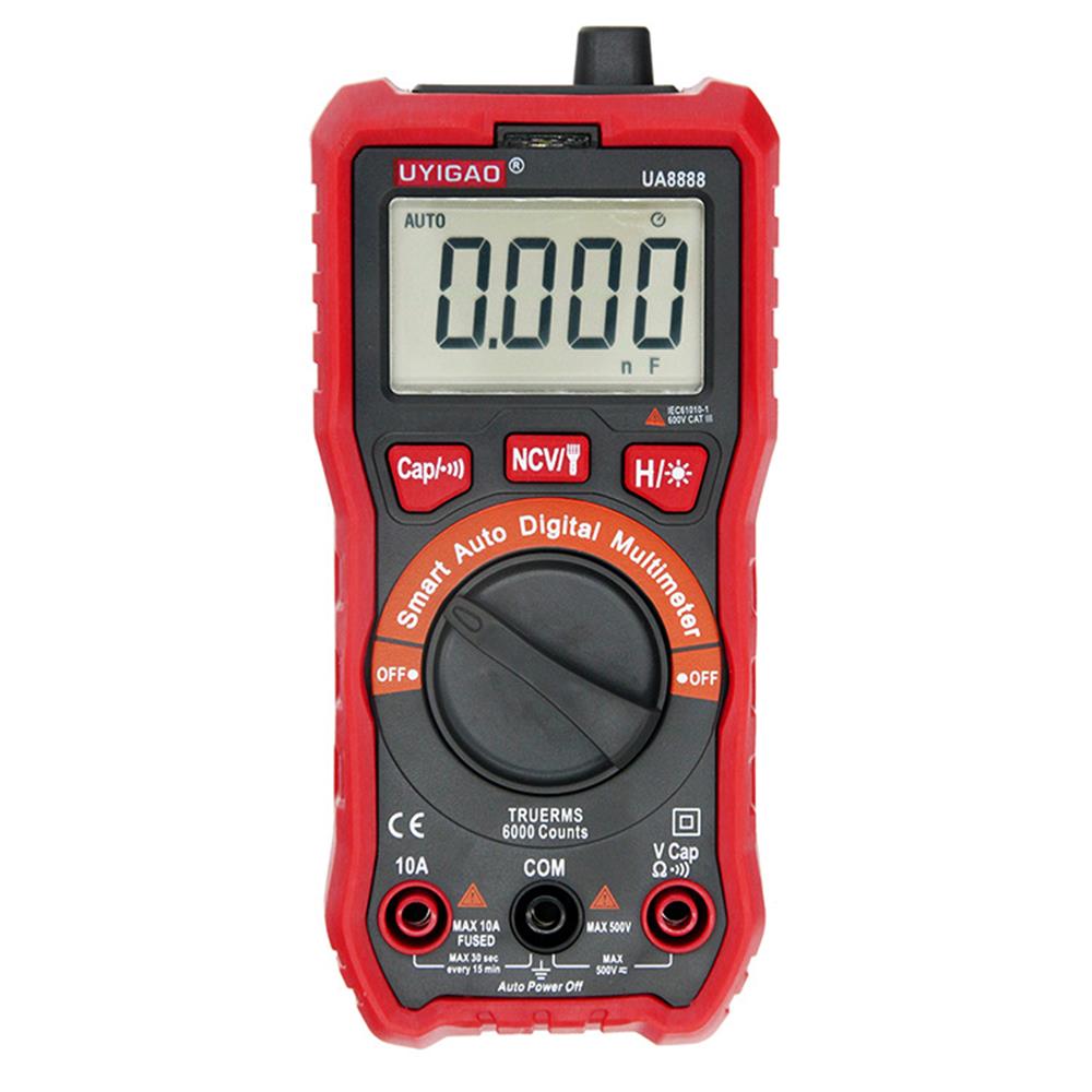 UYIGAO UA8888 Digital Multimeter Digital Display Fully Automatic Intelligent Current And Voltmeter No Need To Shift Gears Tester