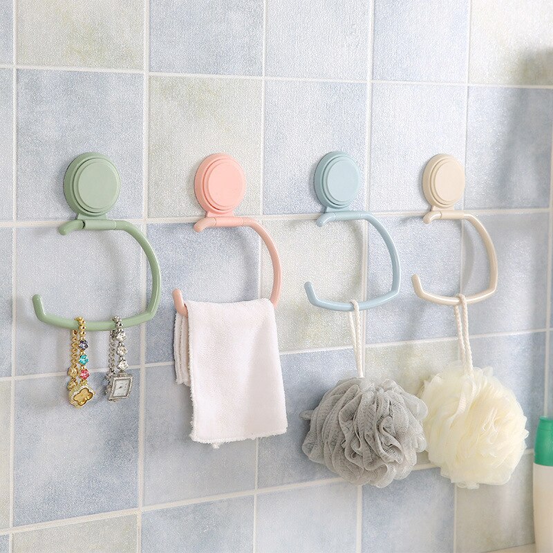 Zuignap Handdoek Houder Toiletpapier Tissue Houder Magie Handdoekenrek Voor Badkamer Keuken Handdoek Hanger Haak Handdoeken Bar Organizer