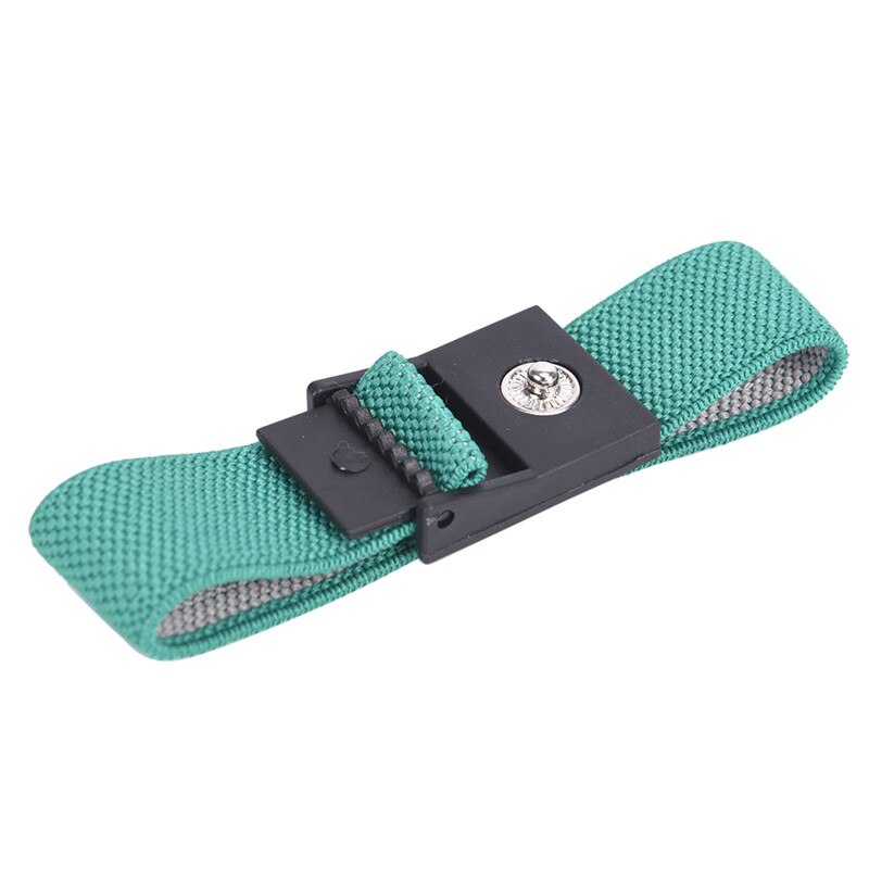 1 st justerbart antistatiskt sladdlöst armband elektrostatisk esd urladdningskabel band handledsrem slumpmässig färg