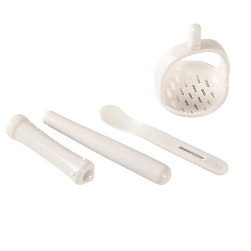 Rectificadora de alimentos para bebés, tazón Manual para comida, trituradora de barro para fruta, juegos de máquinas de procesamiento de alimentos complementarios, paja de trigo