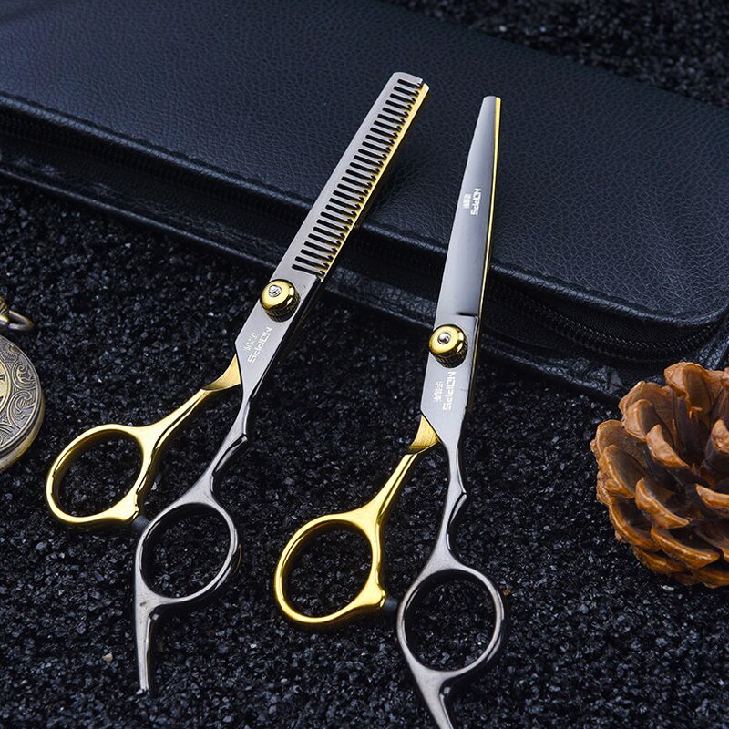 Japan Original 6.0 Hairdressing Scissors Barber Scissors Wai Cloth Hair Cutting Shears Scissor Haircut