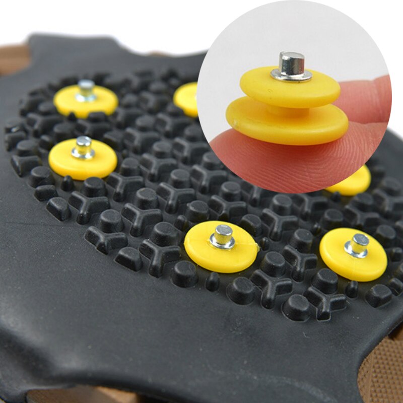 10/20pcs Teeth Nail for Ice Snow Climbing Crampons Spike Winter Outdoor Anti-slip Shoe Grippers Cleats Spikes Glace Replacement