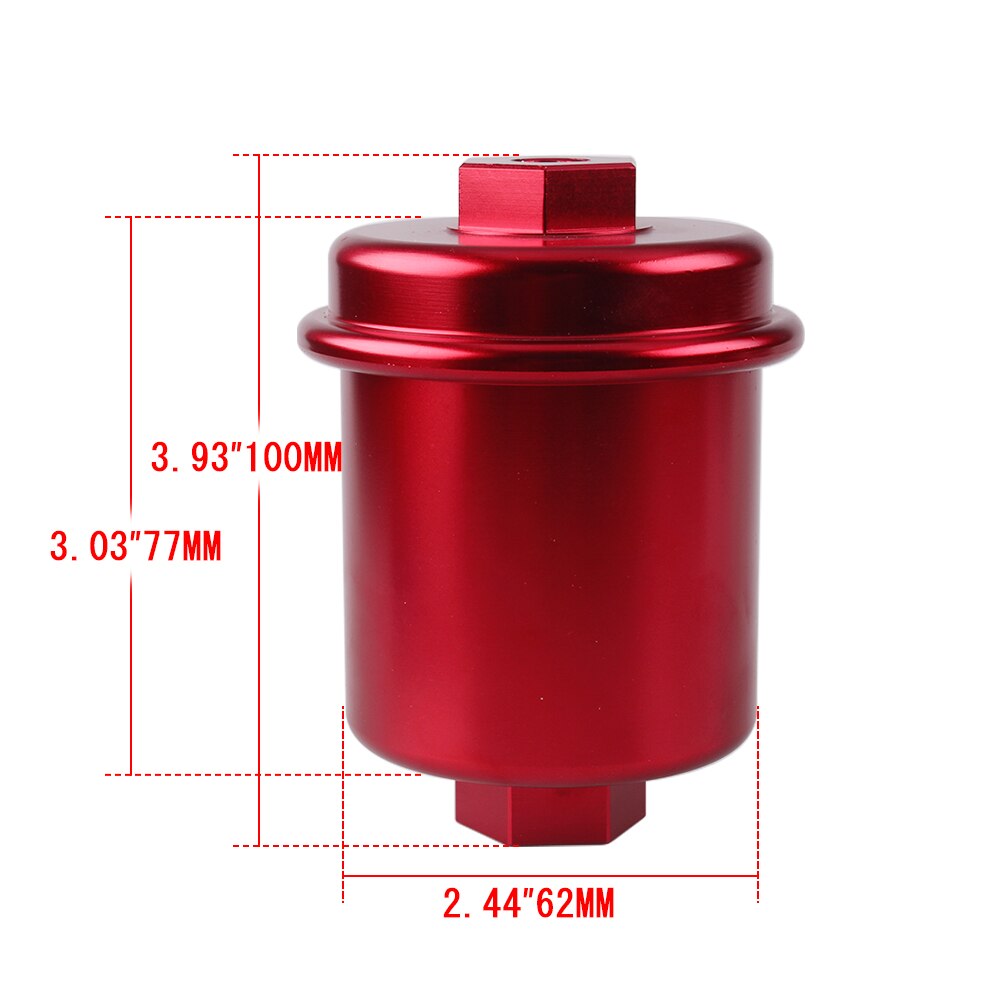 RASTP – filtre à carburant universel en aluminium, , haute Performance, filtre lavable