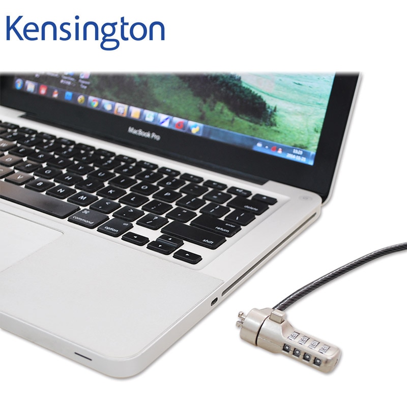 Kensington Premium Anti-Diefstal Ingetoetst Wachtwoord Draagbare Combinatie Laptop Slot Met 1.8M Beveiliging Kabel Chain